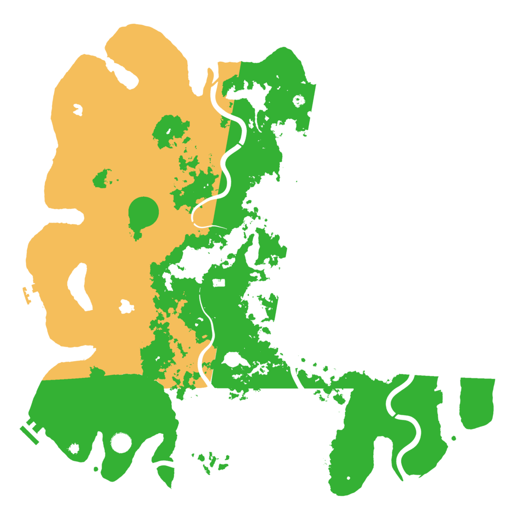 Biome Rust Map: Procedural Map, Size: 4500, Seed: 1099407341