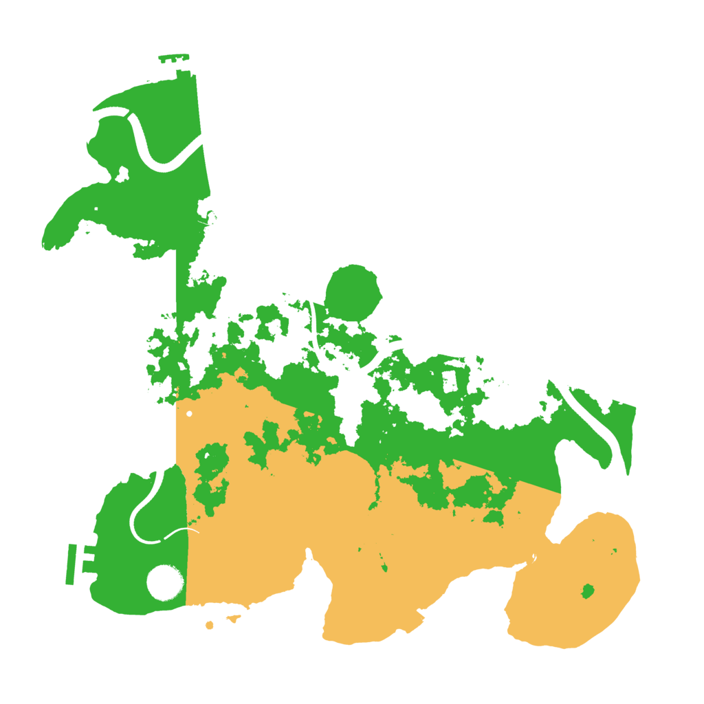 Biome Rust Map: Procedural Map, Size: 3500, Seed: 291708032