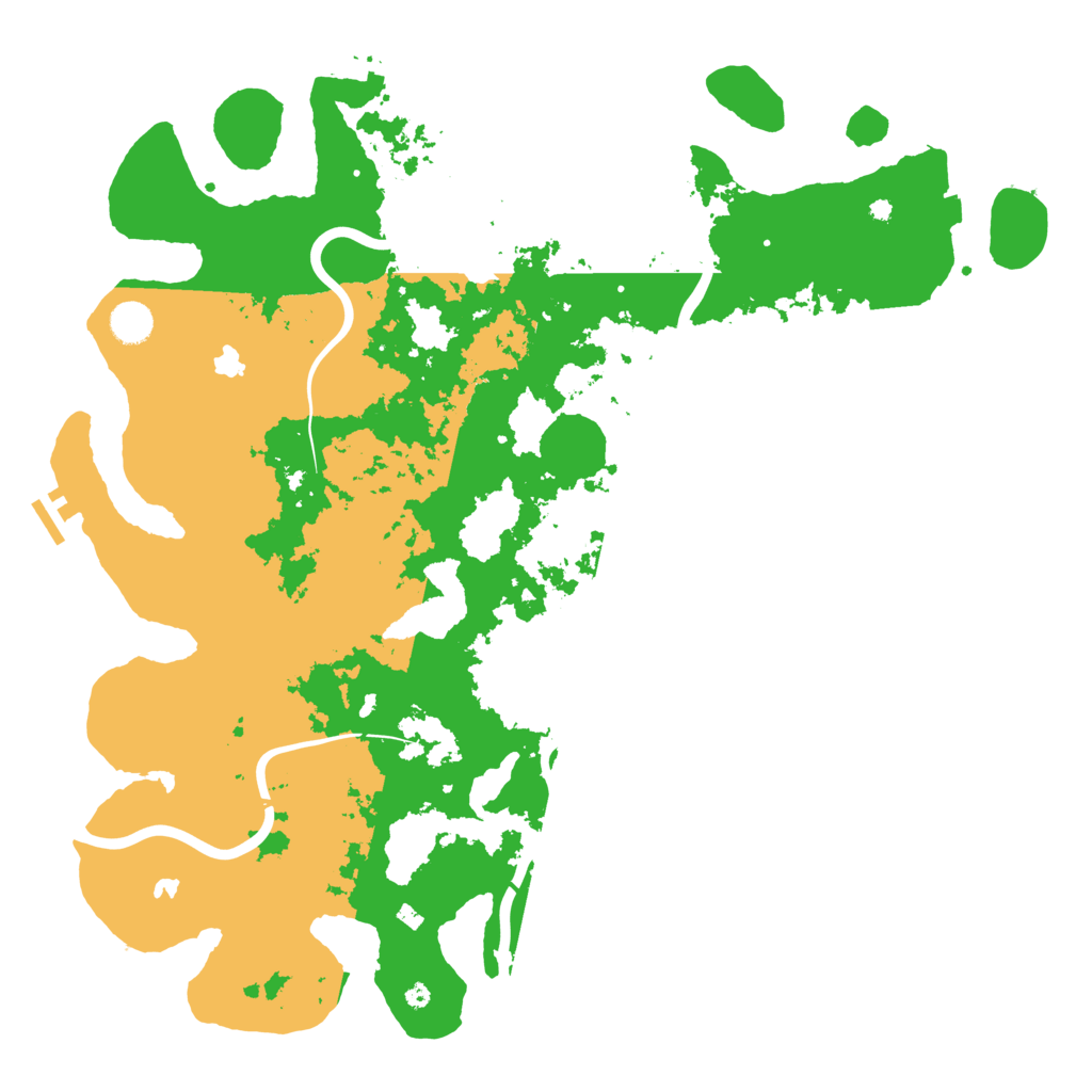 Biome Rust Map: Procedural Map, Size: 4500, Seed: 853772675
