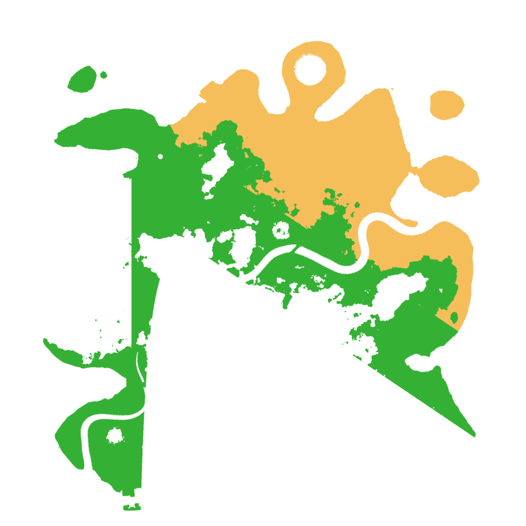 Biome Rust Map: Procedural Map, Size: 3000, Seed: 5987327
