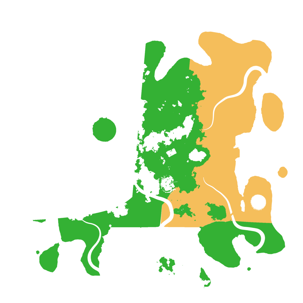 Biome Rust Map: Procedural Map, Size: 3500, Seed: 1357553869