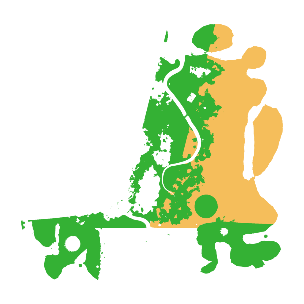 Biome Rust Map: Procedural Map, Size: 3500, Seed: 640781764