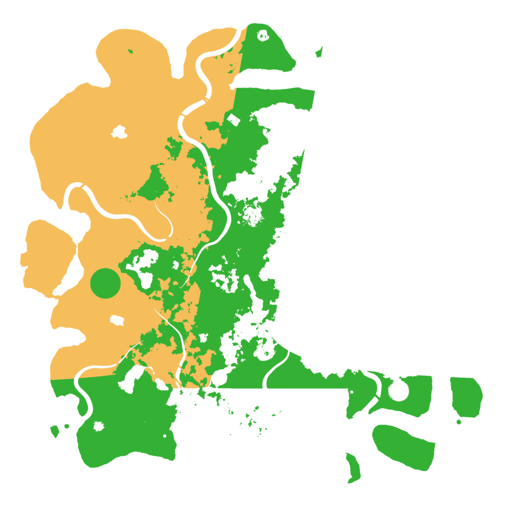 Biome Rust Map: Procedural Map, Size: 4500, Seed: 715365863