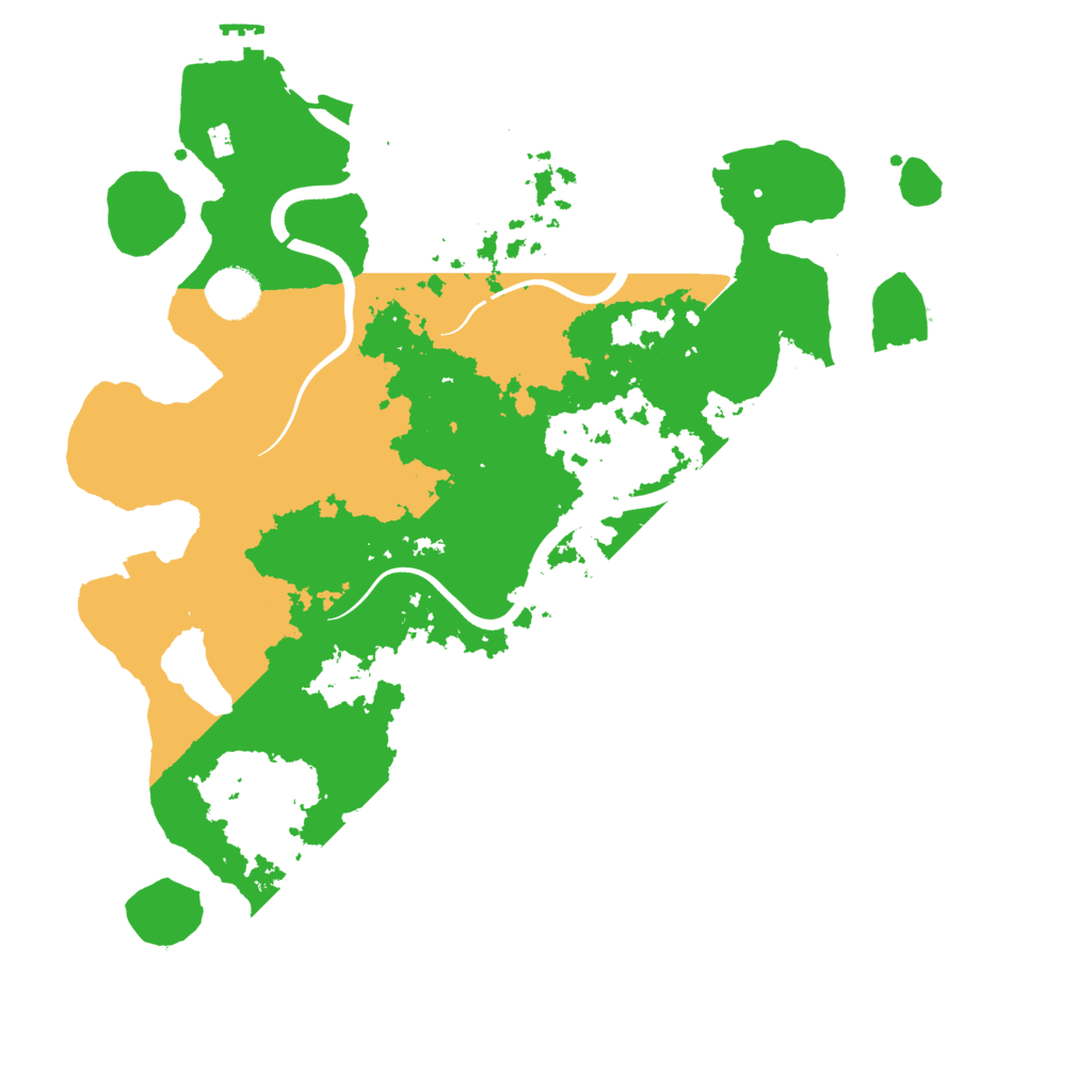 Biome Rust Map: Procedural Map, Size: 3700, Seed: 34747809