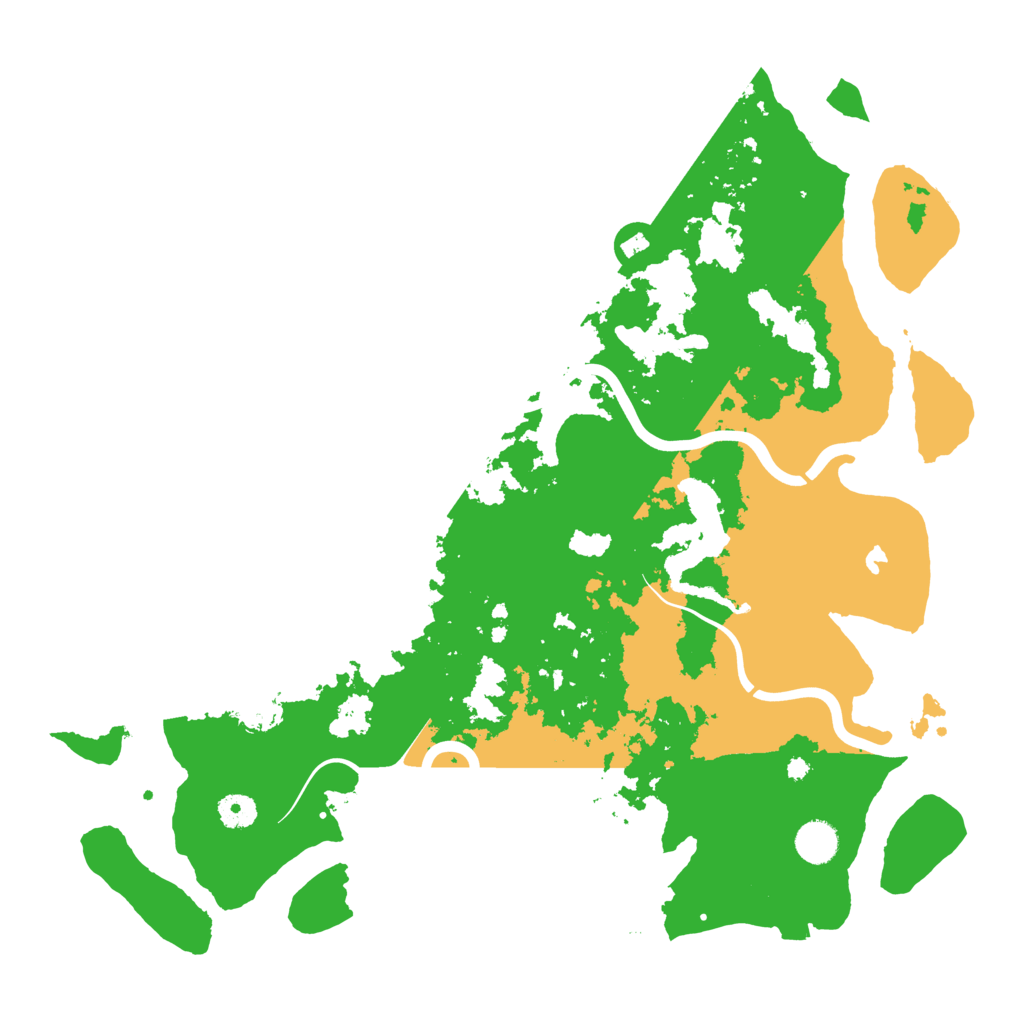 Biome Rust Map: Procedural Map, Size: 4200, Seed: 70704376
