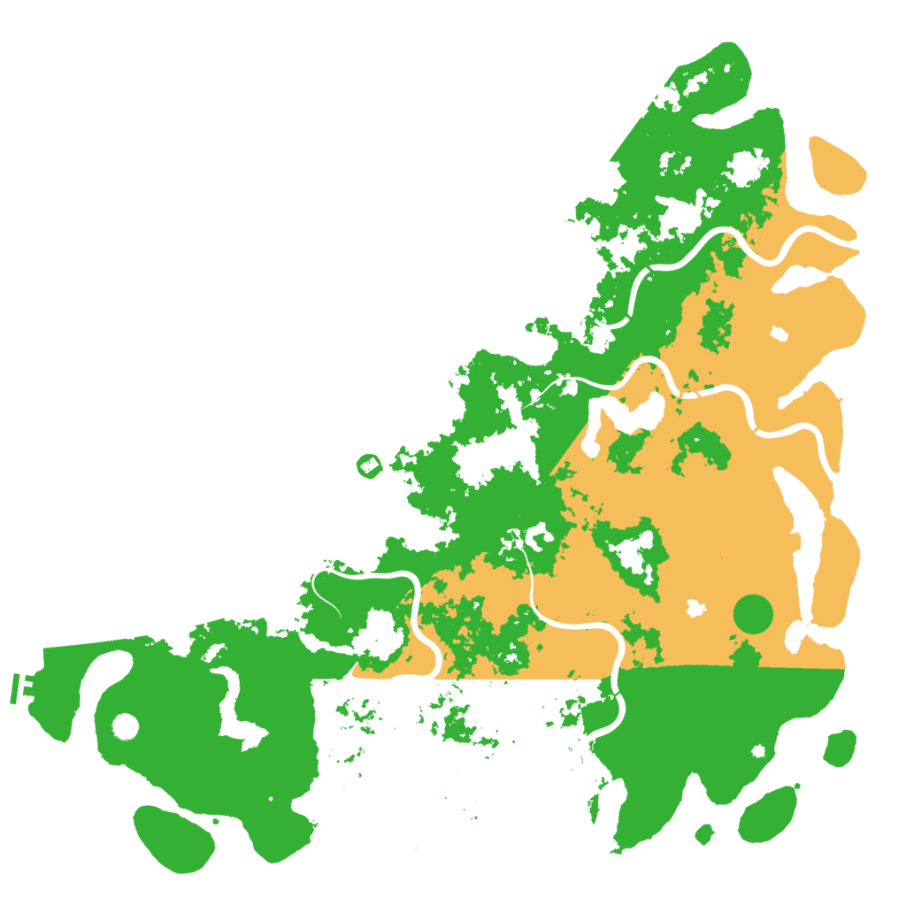 Biome Rust Map: Procedural Map, Size: 6000, Seed: 688495735