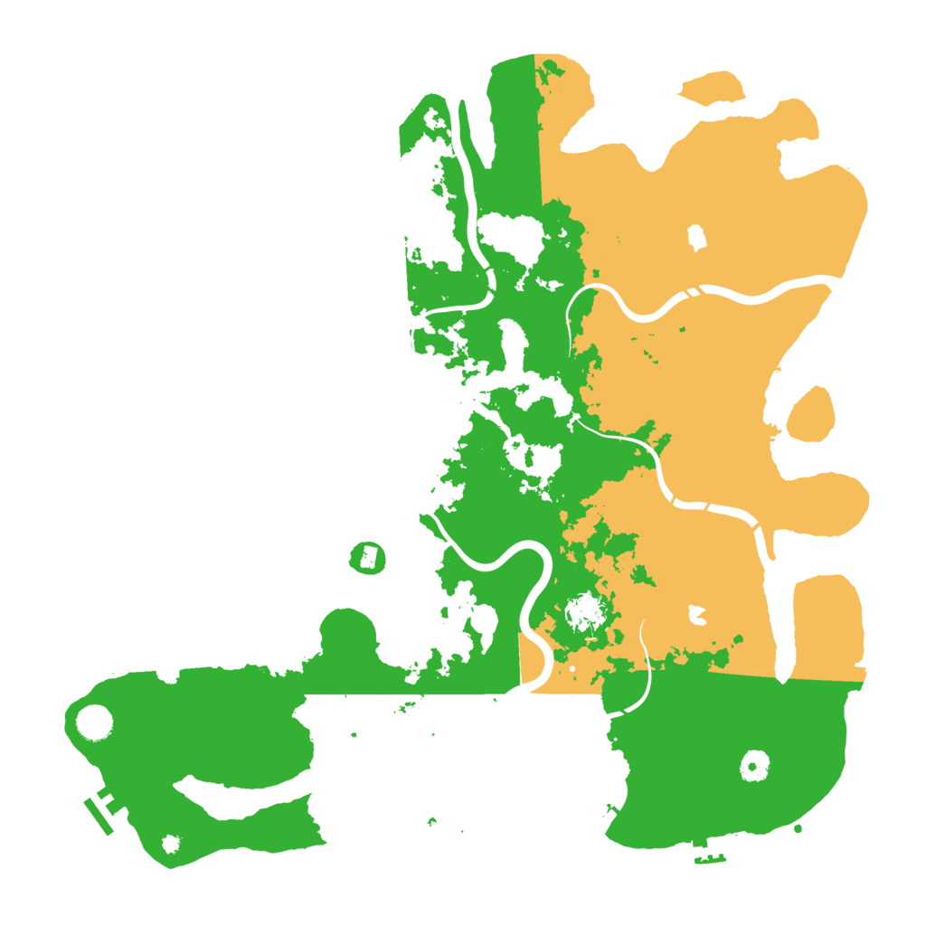 Biome Rust Map: Procedural Map, Size: 4500, Seed: 1220187134