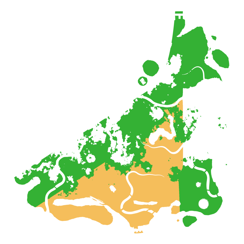 Biome Rust Map: Procedural Map, Size: 4250, Seed: 1176845328
