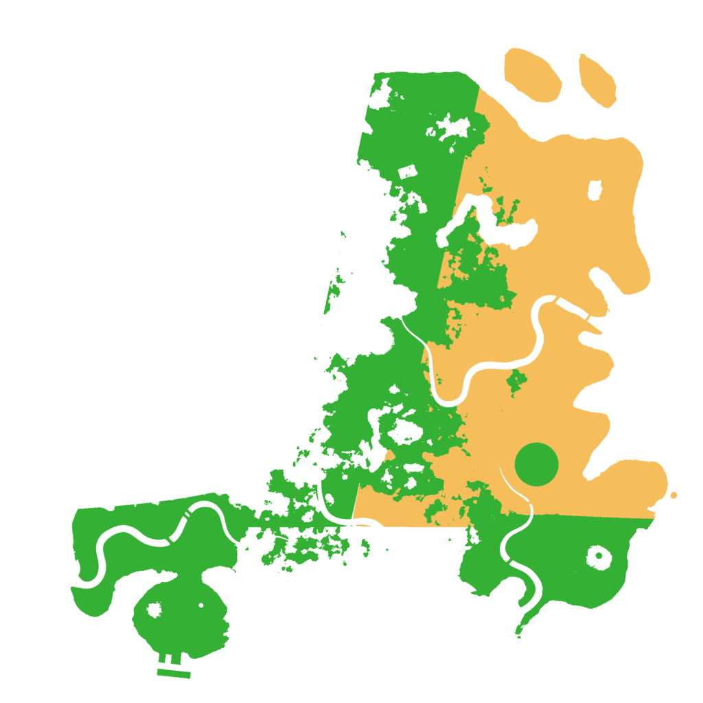 Biome Rust Map: Procedural Map, Size: 4250, Seed: 696324680