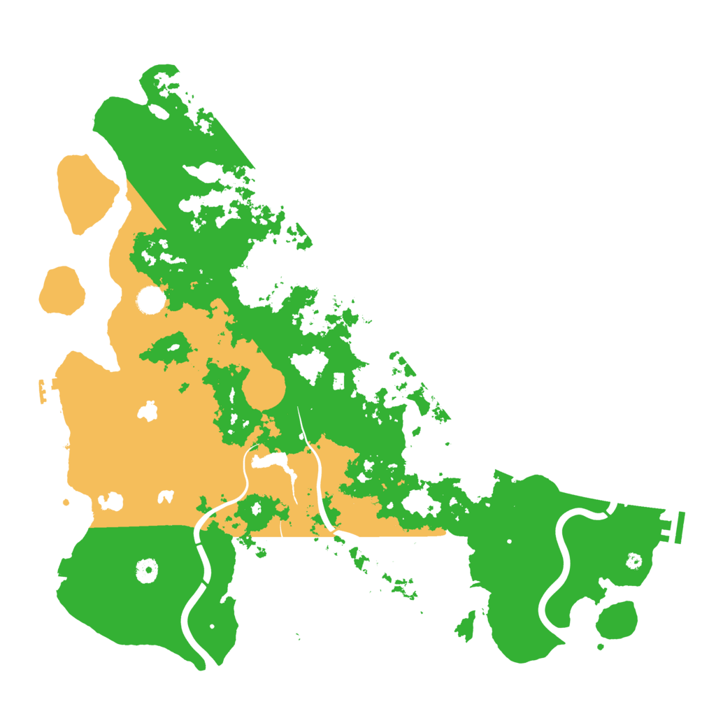 Biome Rust Map: Procedural Map, Size: 4500, Seed: 651497742