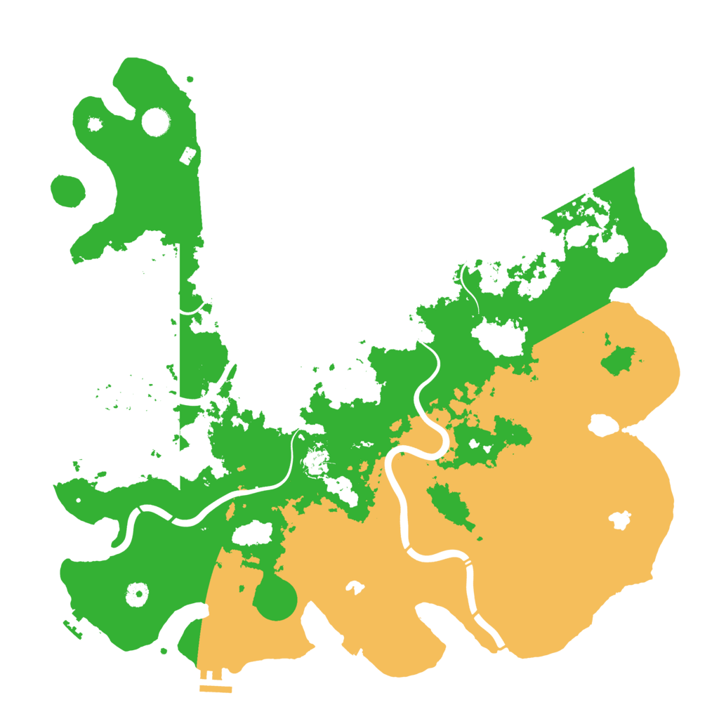Biome Rust Map: Procedural Map, Size: 4500, Seed: 80170549