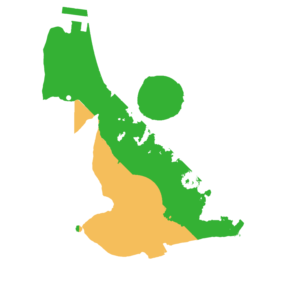 Biome Rust Map: Procedural Map, Size: 1800, Seed: 45421552