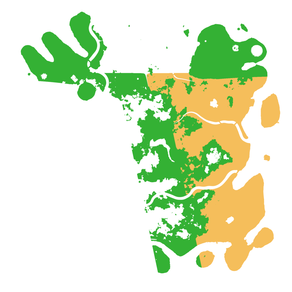 Biome Rust Map: Procedural Map, Size: 4500, Seed: 255208468