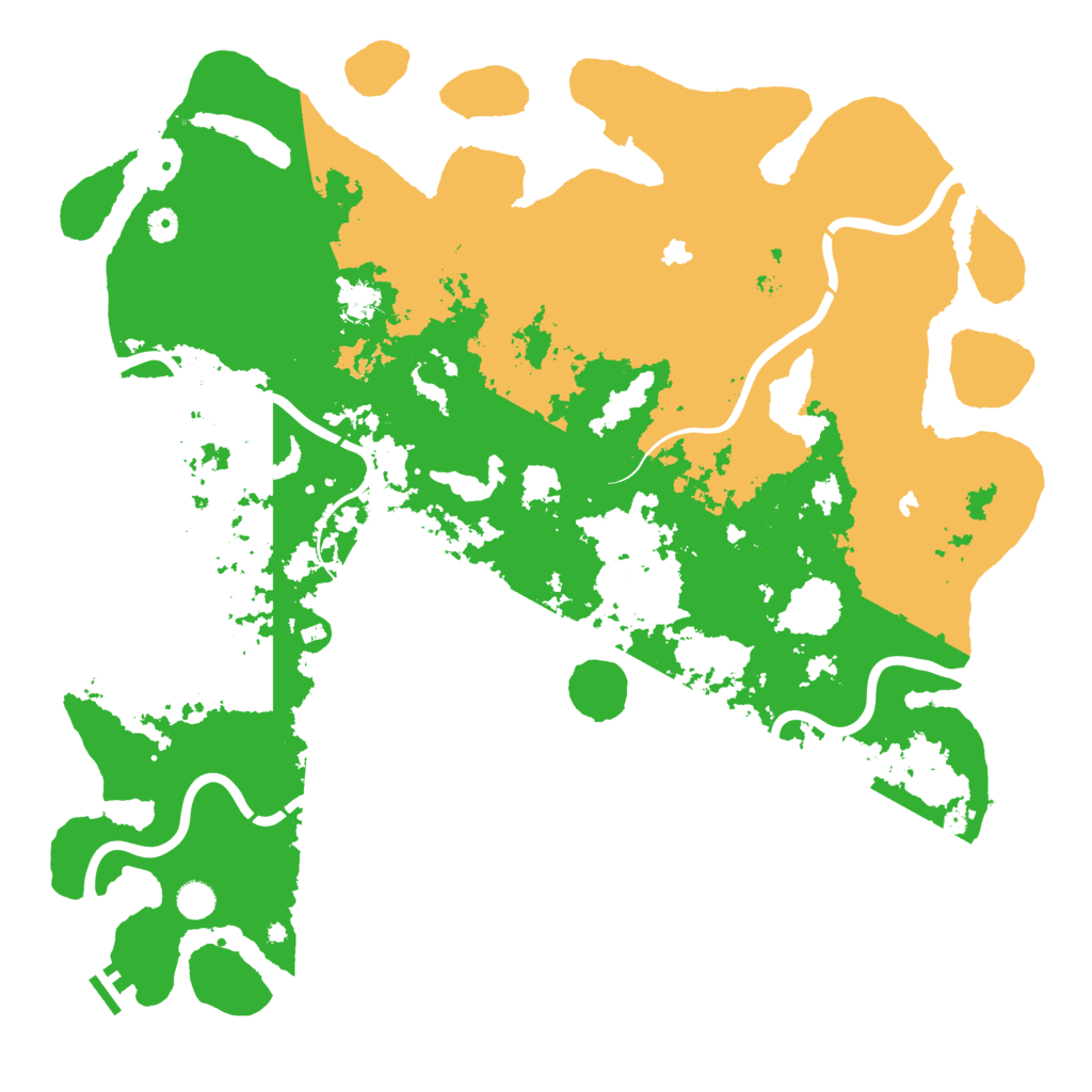 Biome Rust Map: Procedural Map, Size: 5000, Seed: 1850658638