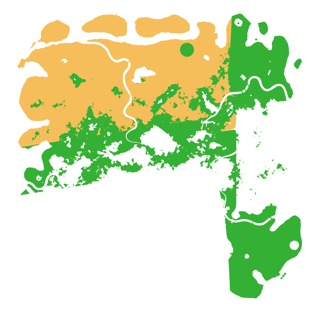 Biome Rust Map: Procedural Map, Size: 6000, Seed: 1127715886