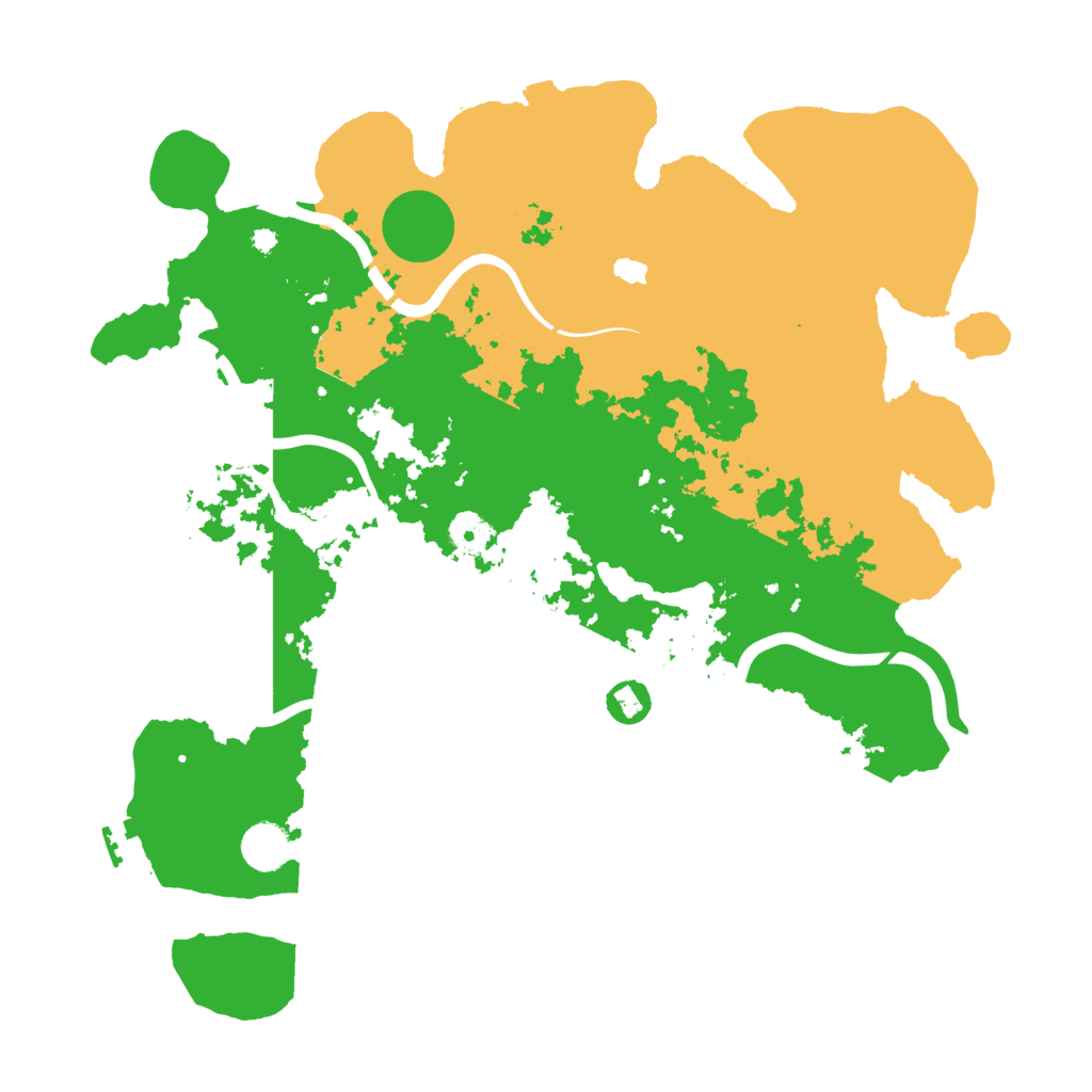Biome Rust Map: Procedural Map, Size: 4000, Seed: 52647