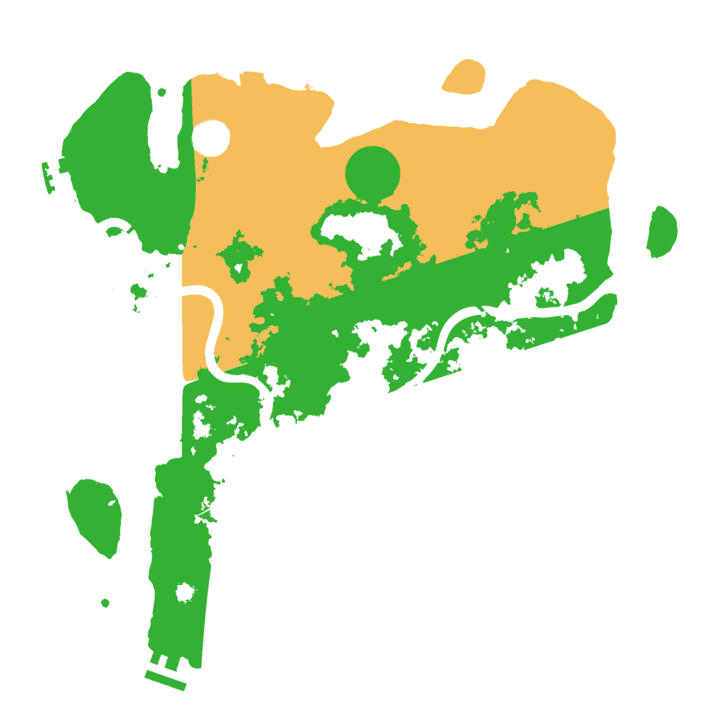 Biome Rust Map: Procedural Map, Size: 3500, Seed: 934295030
