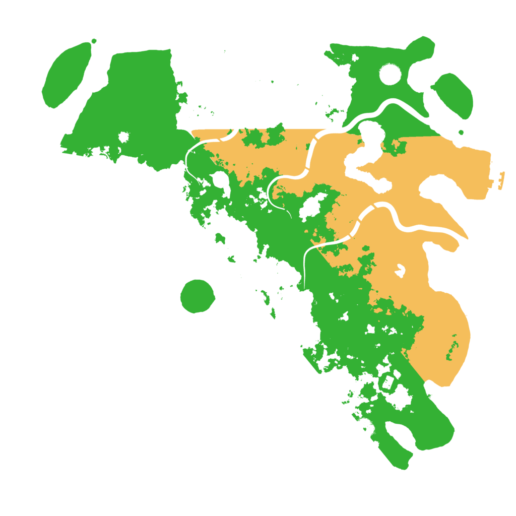 Biome Rust Map: Procedural Map, Size: 4250, Seed: 252434145