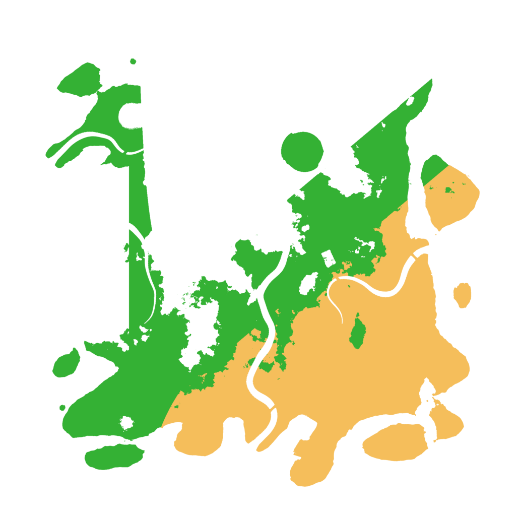 Biome Rust Map: Procedural Map, Size: 3500, Seed: 1896448035