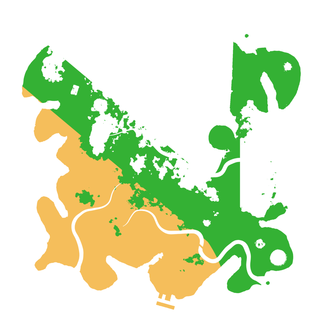 Biome Rust Map: Procedural Map, Size: 3500, Seed: 395747281