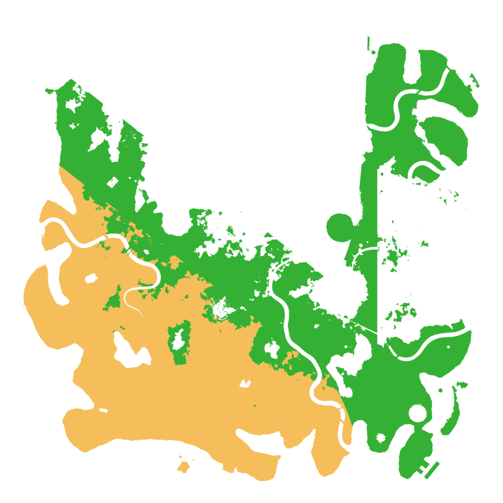 Biome Rust Map: Procedural Map, Size: 5000, Seed: 1632755365