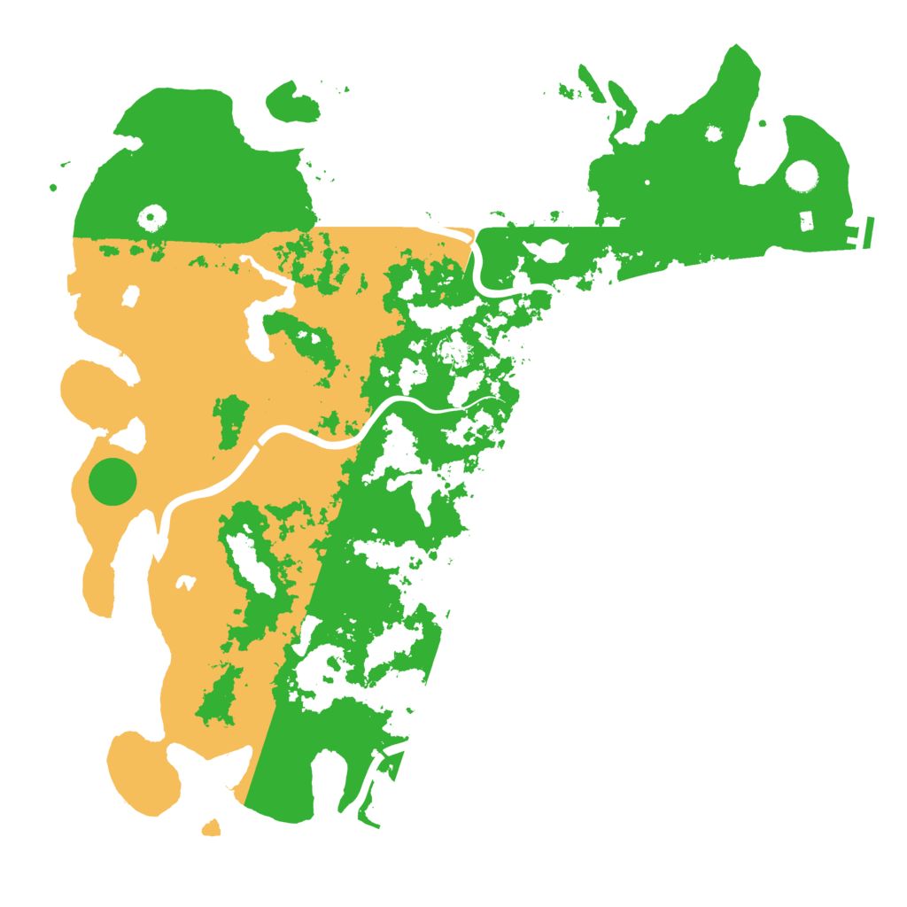 Biome Rust Map: Procedural Map, Size: 5000, Seed: 1925560520