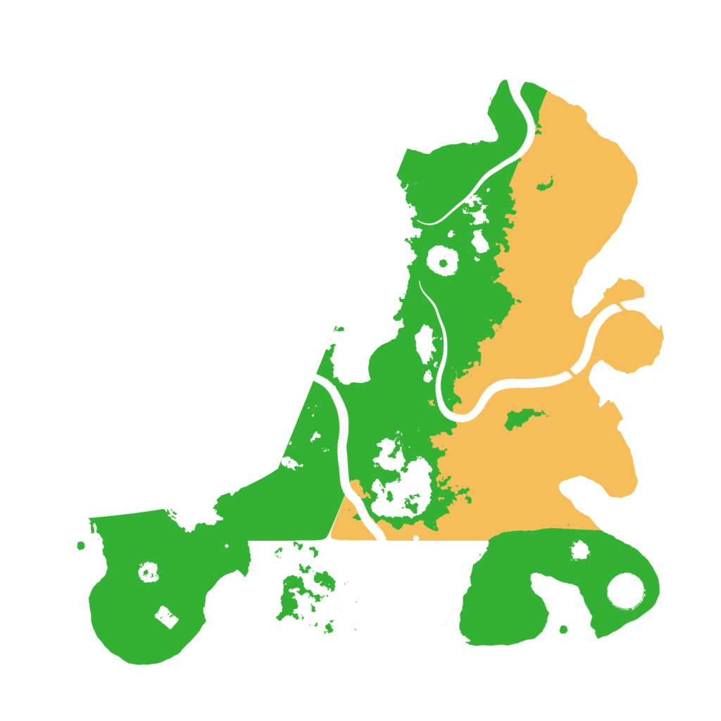 Biome Rust Map: Procedural Map, Size: 3500, Seed: 741780946