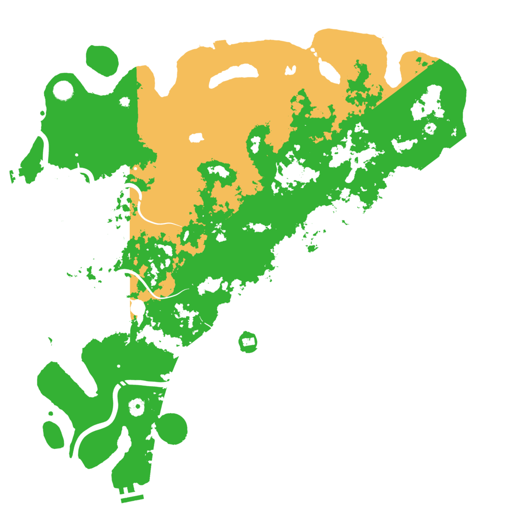Biome Rust Map: Procedural Map, Size: 4600, Seed: 2588