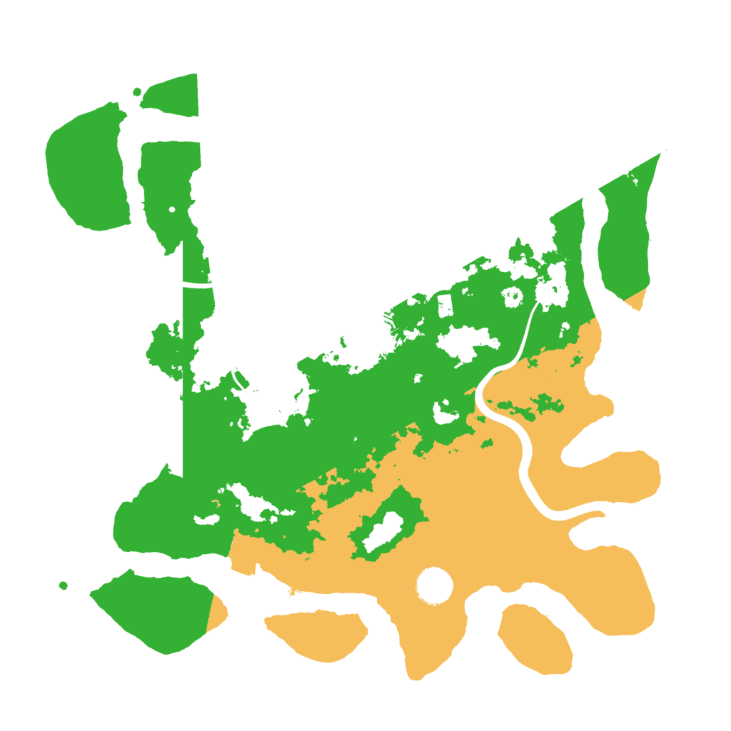 Biome Rust Map: Procedural Map, Size: 3500, Seed: 568146563