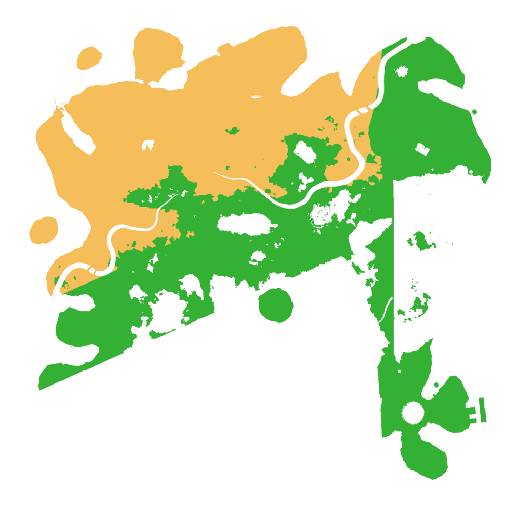Biome Rust Map: Procedural Map, Size: 4250, Seed: 751234