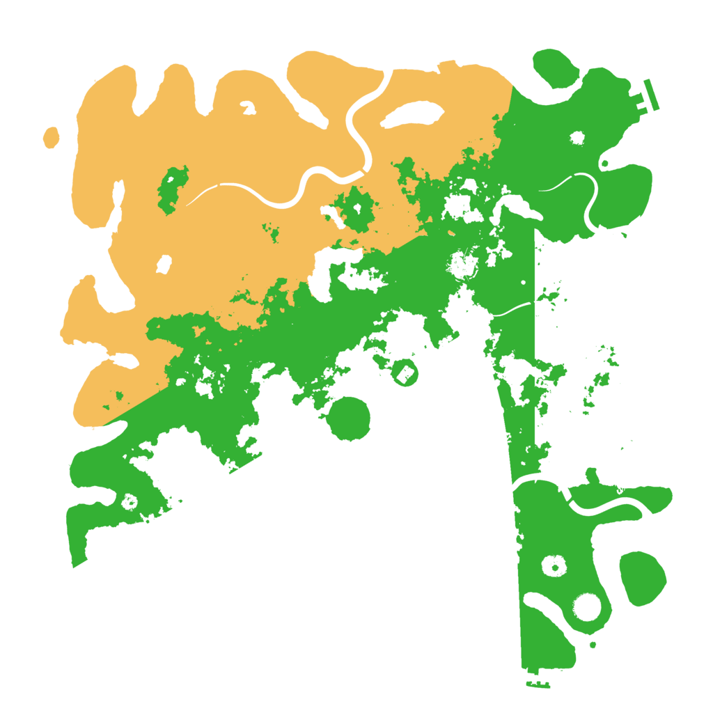 Biome Rust Map: Procedural Map, Size: 4500, Seed: 248487330