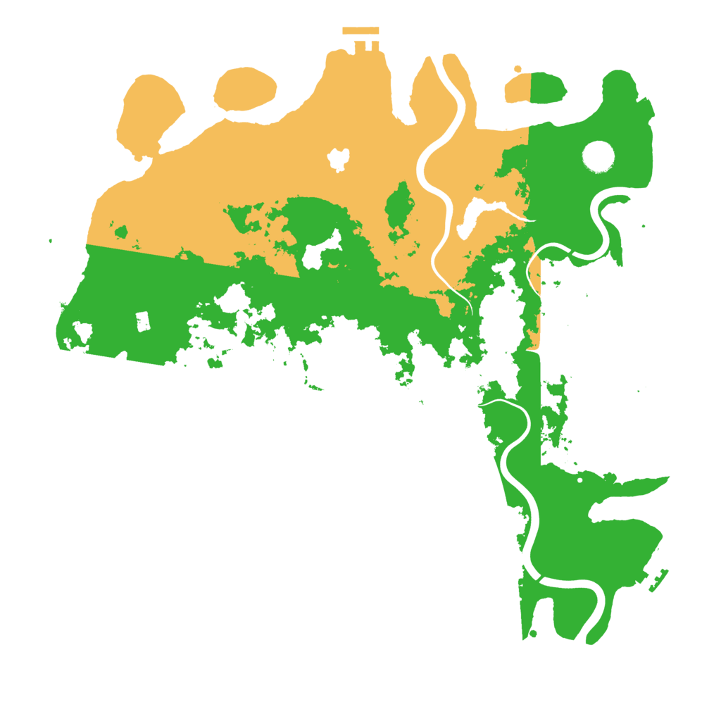 Biome Rust Map: Procedural Map, Size: 4000, Seed: 148031319