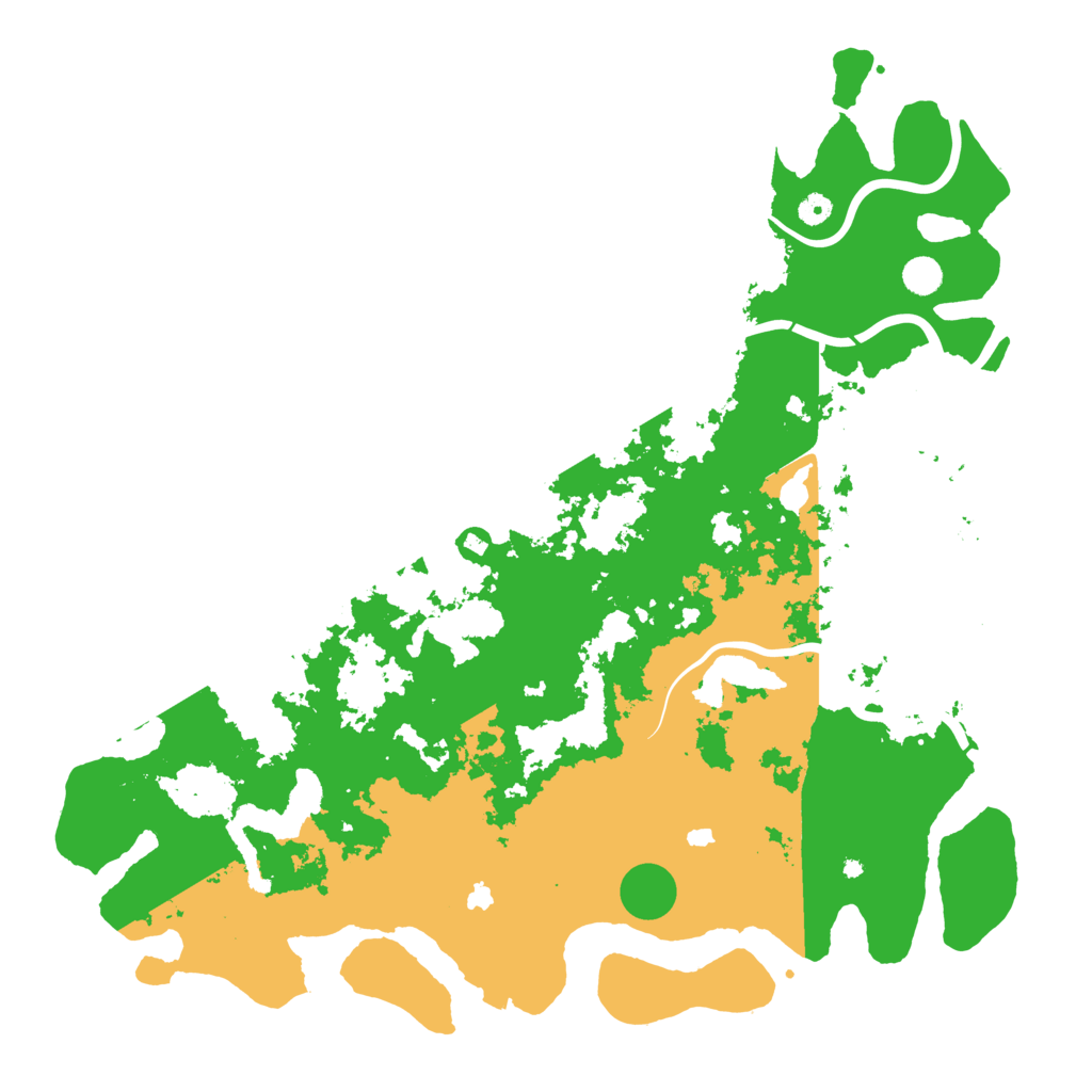 Biome Rust Map: Procedural Map, Size: 5100, Seed: 530690232