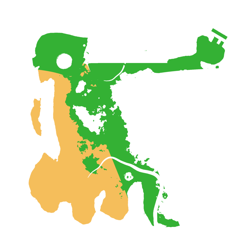 Biome Rust Map: Procedural Map, Size: 3000, Seed: 2098617