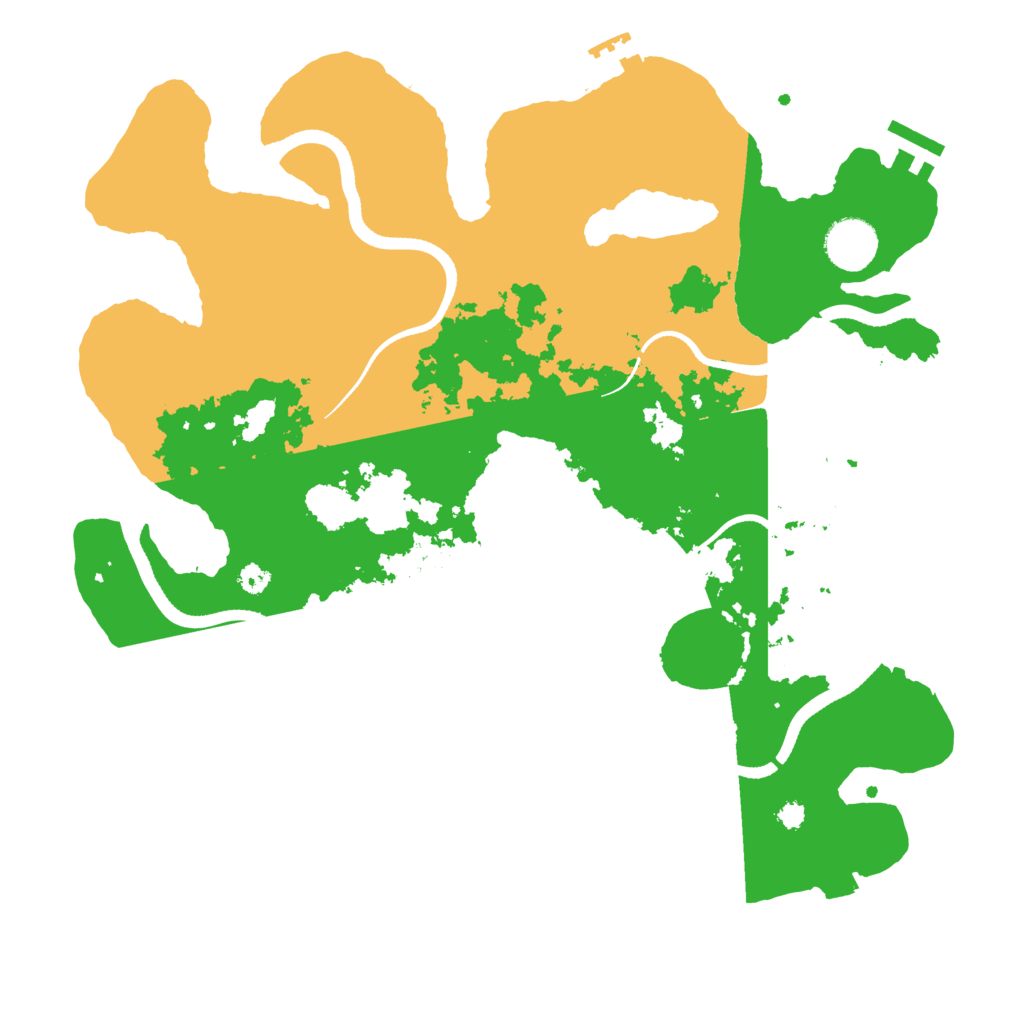 Biome Rust Map: Procedural Map, Size: 3500, Seed: 1975424831