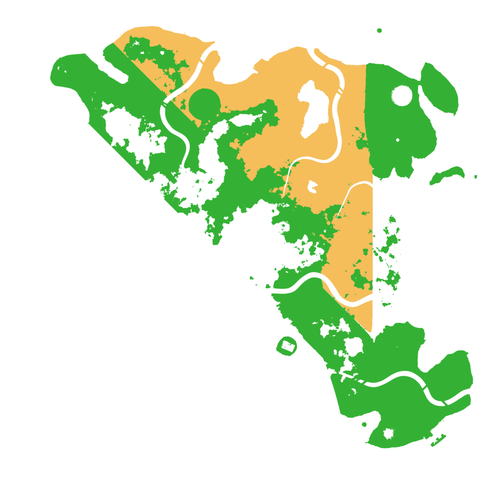 Biome Rust Map: Procedural Map, Size: 4250, Seed: 518405329