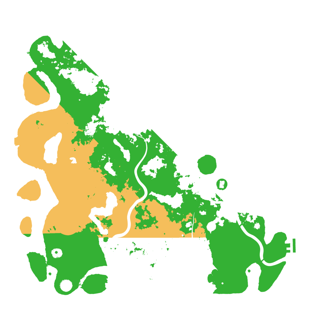 Biome Rust Map: Procedural Map, Size: 4600, Seed: 1227498746