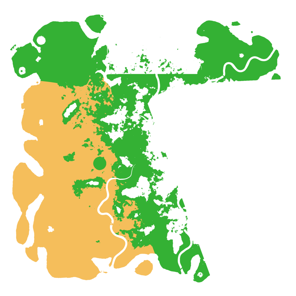 Biome Rust Map: Procedural Map, Size: 6000, Seed: 33159737