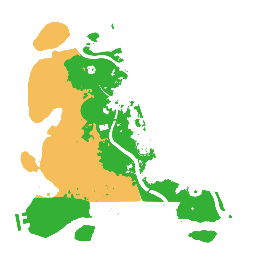 Biome Rust Map: Procedural Map, Size: 3200, Seed: 1624228502