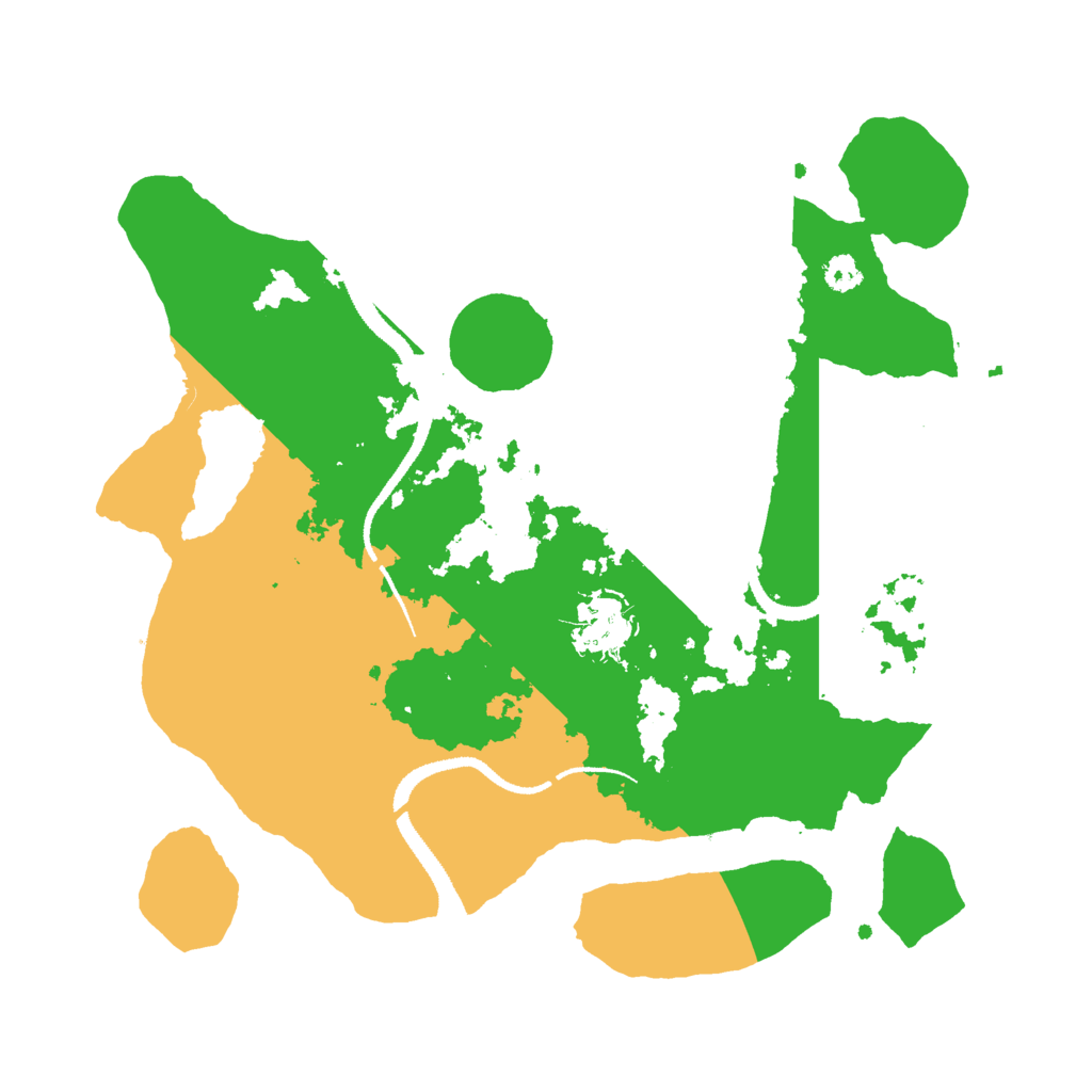 Biome Rust Map: Procedural Map, Size: 3000, Seed: 31570