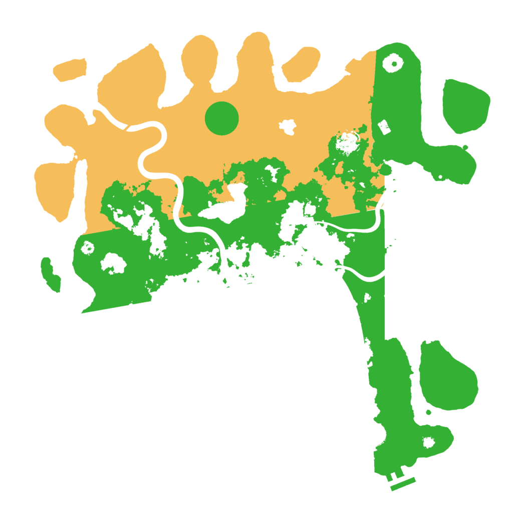 Biome Rust Map: Procedural Map, Size: 4000, Seed: 23521