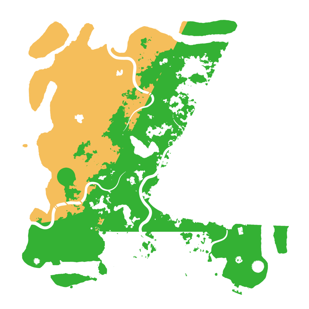 Biome Rust Map: Procedural Map, Size: 4500, Seed: 622820069