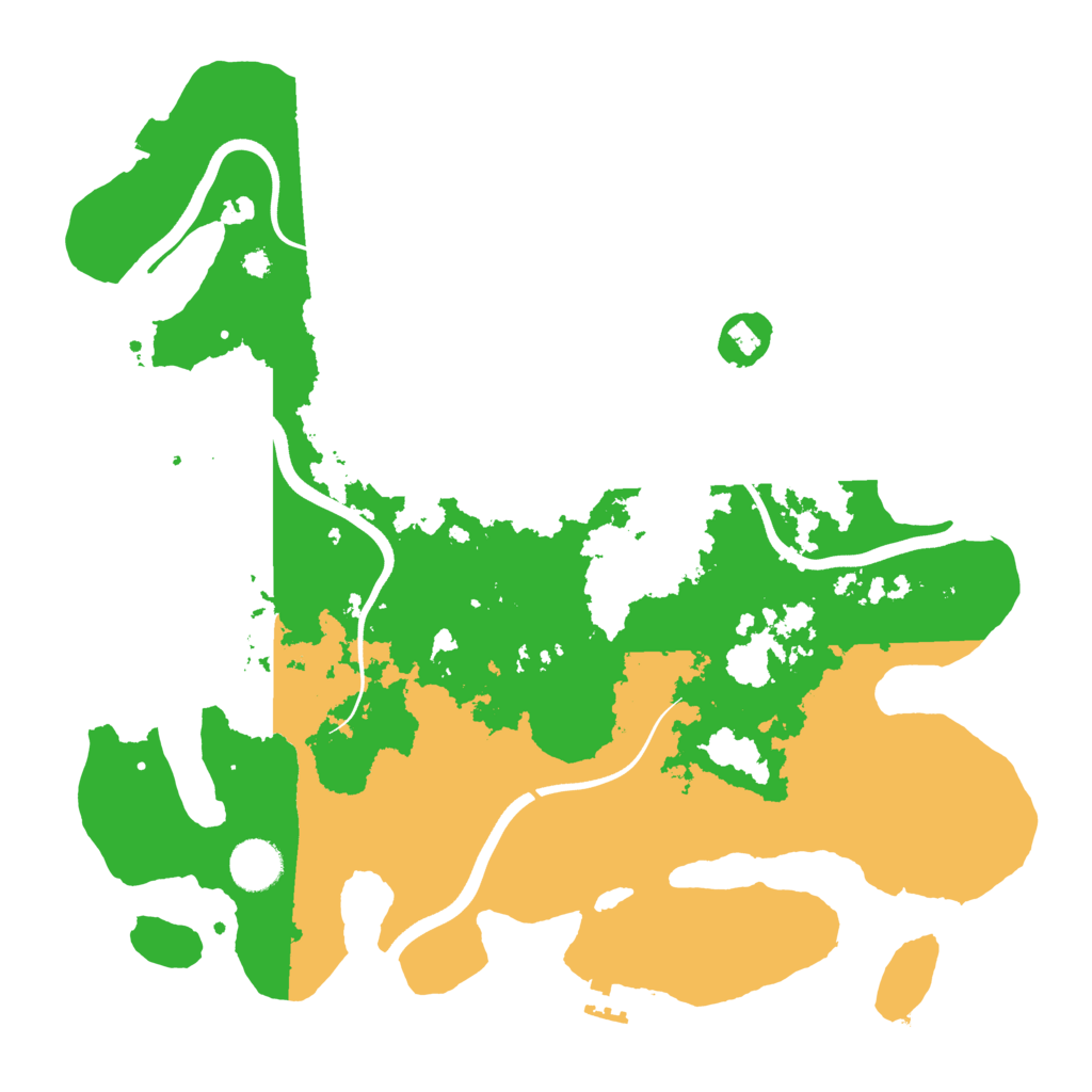 Biome Rust Map: Procedural Map, Size: 3700, Seed: 1819829031