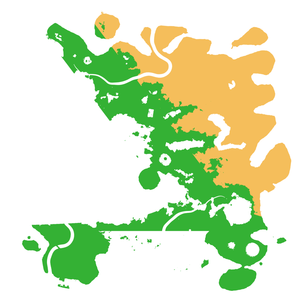 Biome Rust Map: Procedural Map, Size: 4000, Seed: 535511320