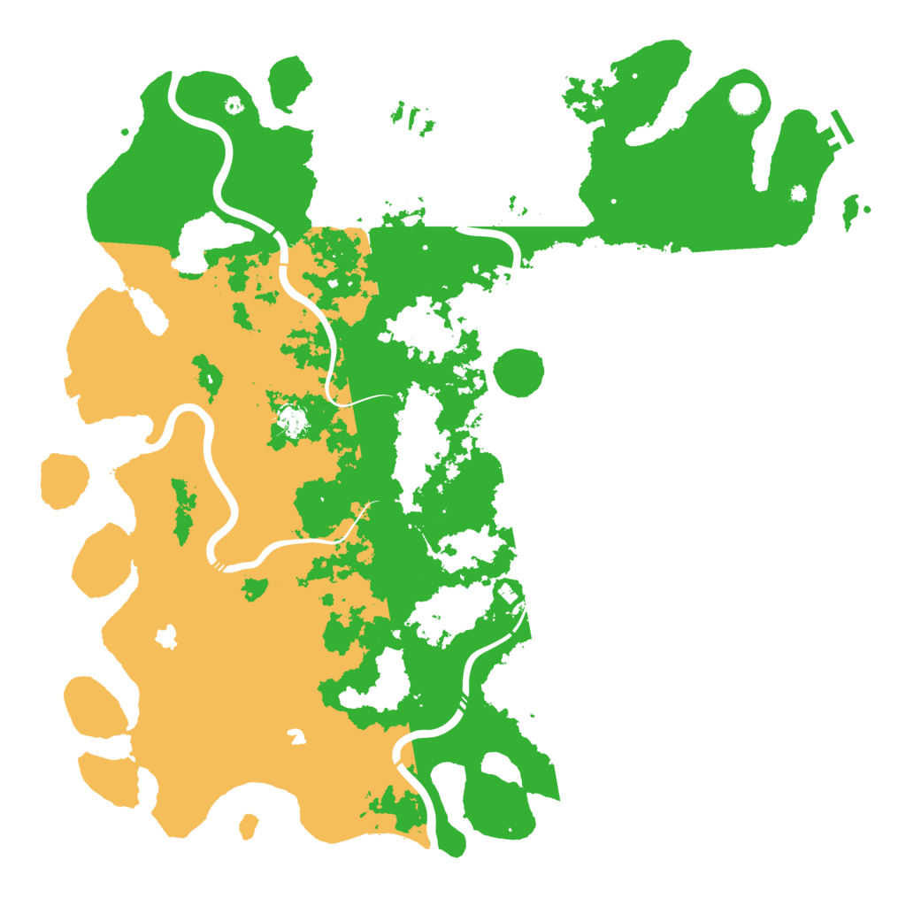 Biome Rust Map: Procedural Map, Size: 5000, Seed: 1472702228