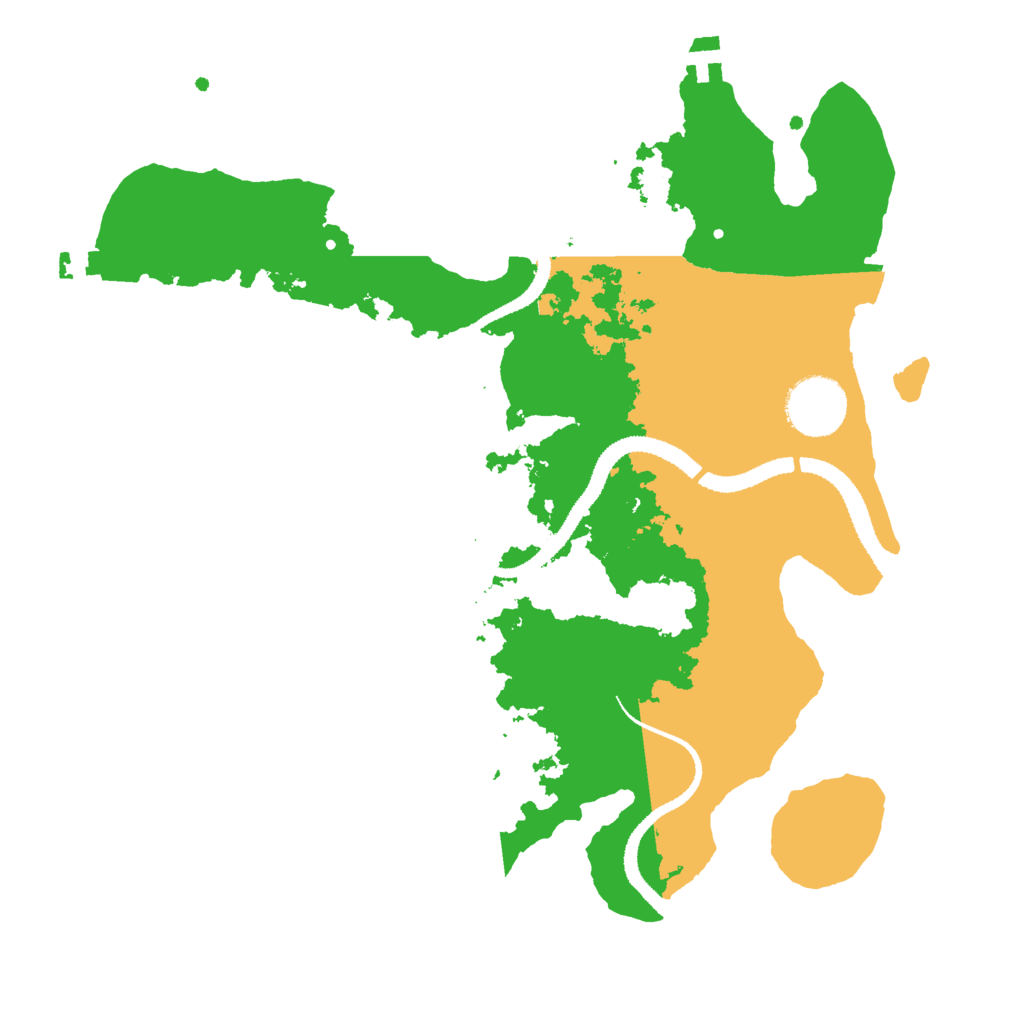 Biome Rust Map: Procedural Map, Size: 3000, Seed: 1075143893