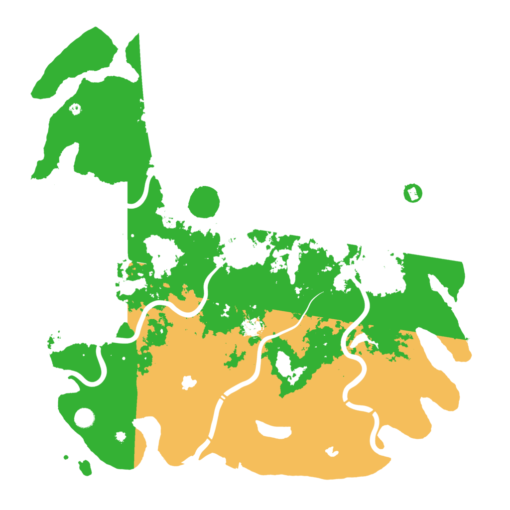 Biome Rust Map: Procedural Map, Size: 4500, Seed: 889509089