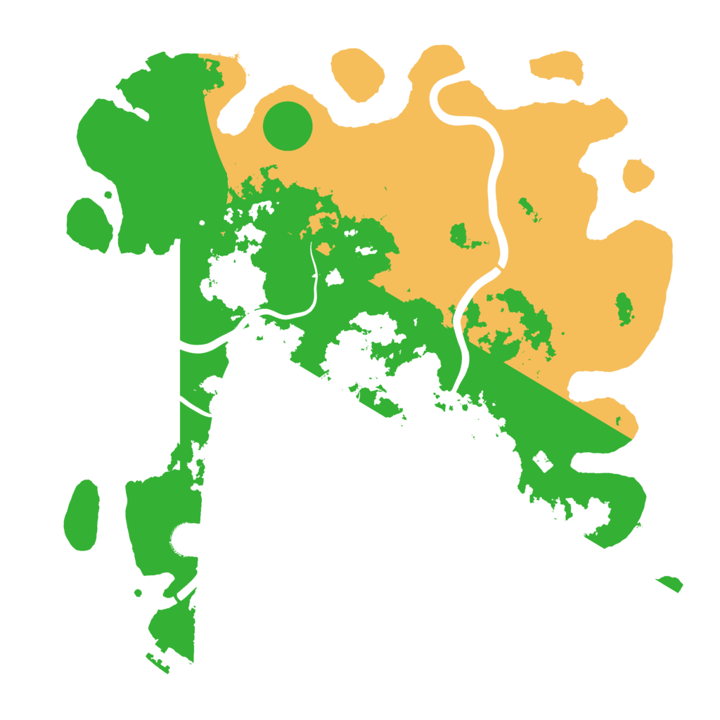 Biome Rust Map: Procedural Map, Size: 3850, Seed: 84321239