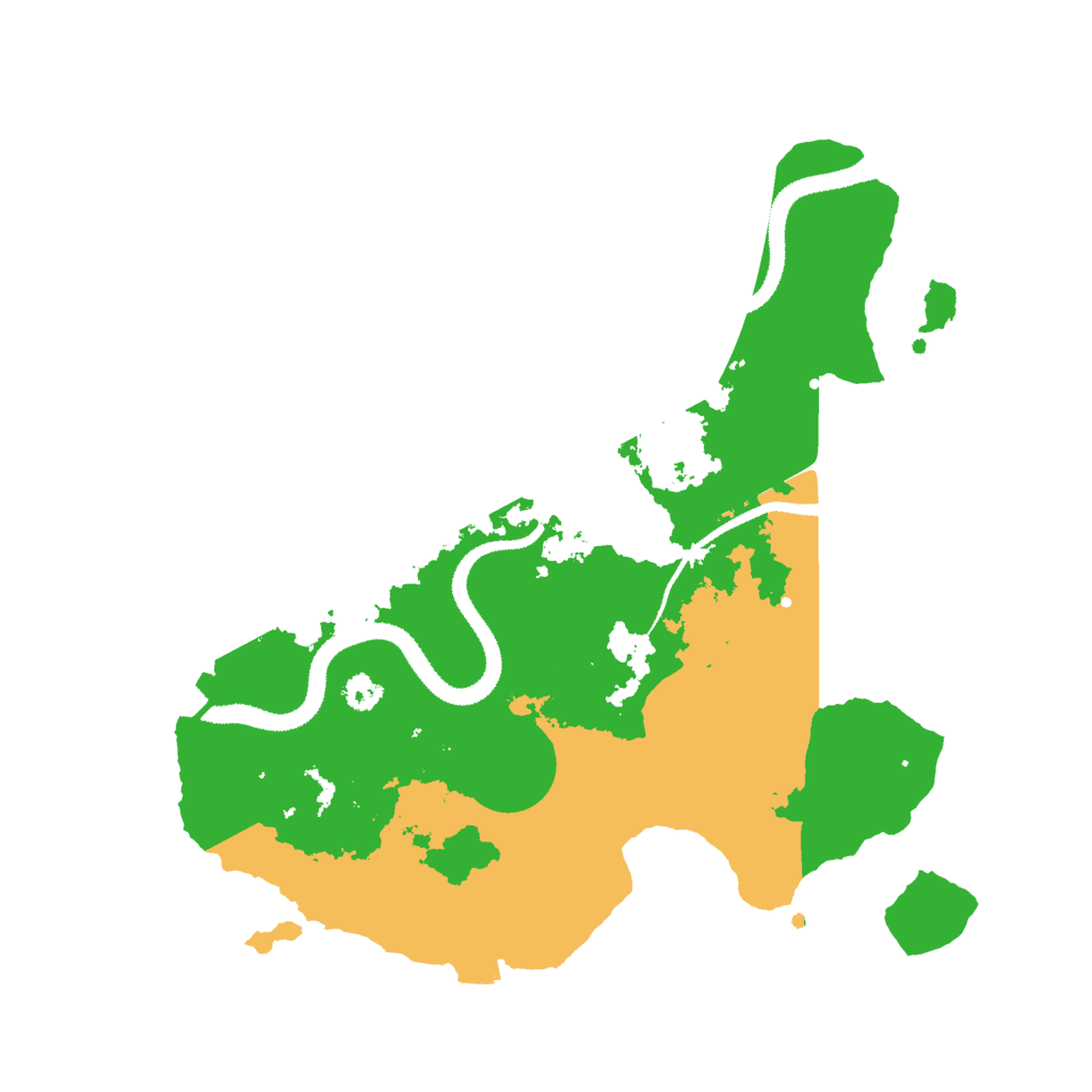 Biome Rust Map: Procedural Map, Size: 3000, Seed: 8240