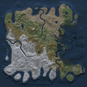 Thumbnail Rust Map: Procedural Map, Size: 4250, Seed: 2665, 16 Monuments